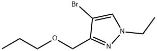 4-bromo-1-ethyl-3-(propoxymethyl)-1H-pyrazole Structure