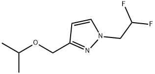 1-(2,2-difluoroethyl)-3-(isopropoxymethyl)-1H-pyrazole Structure