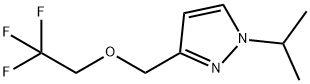 1-isopropyl-3-[(2,2,2-trifluoroethoxy)methyl]-1H-pyrazole Structure