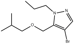 4-bromo-5-(isobutoxymethyl)-1-propyl-1H-pyrazole Structure