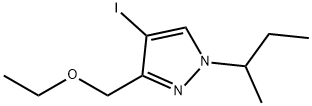 1-sec-butyl-3-(ethoxymethyl)-4-iodo-1H-pyrazole Structure