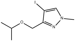 4-iodo-3-(isopropoxymethyl)-1-methyl-1H-pyrazole Structure