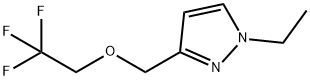 1-ethyl-3-[(2,2,2-trifluoroethoxy)methyl]-1H-pyrazole Structure