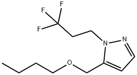 5-(butoxymethyl)-1-(3,3,3-trifluoropropyl)-1H-pyrazole Structure