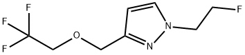 1-(2-fluoroethyl)-3-[(2,2,2-trifluoroethoxy)methyl]-1H-pyrazole Structure