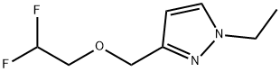 3-[(2,2-difluoroethoxy)methyl]-1-ethyl-1H-pyrazole Structure