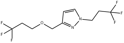 3-[(3,3,3-trifluoropropoxy)methyl]-1-(3,3,3-trifluoropropyl)-1H-pyrazole Structure