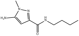 5-amino-N-butyl-1-methyl-1H-pyrazole-3-carboxamide Structure