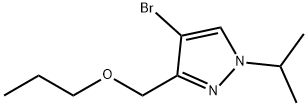 4-bromo-1-isopropyl-3-(propoxymethyl)-1H-pyrazole Structure