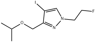 1-(2-fluoroethyl)-4-iodo-3-(isopropoxymethyl)-1H-pyrazole Structure