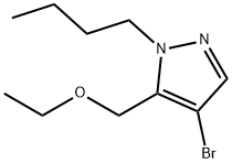 4-bromo-1-butyl-5-(ethoxymethyl)-1H-pyrazole Structure