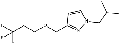 1-isobutyl-3-[(3,3,3-trifluoropropoxy)methyl]-1H-pyrazole Structure