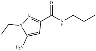 5-amino-1-ethyl-N-propyl-1H-pyrazole-3-carboxamide Structure