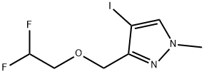 3-[(2,2-difluoroethoxy)methyl]-4-iodo-1-methyl-1H-pyrazole Structure