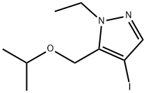 1-ethyl-4-iodo-5-(isopropoxymethyl)-1H-pyrazole Structure