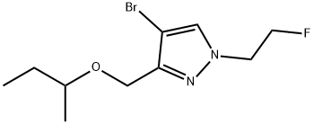 4-bromo-3-(sec-butoxymethyl)-1-(2-fluoroethyl)-1H-pyrazole Structure