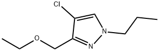 4-chloro-3-(ethoxymethyl)-1-propyl-1H-pyrazole Structure