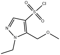 1-ethyl-5-(methoxymethyl)-1H-pyrazole-4-sulfonyl chloride Structure