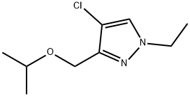 4-chloro-1-ethyl-3-(isopropoxymethyl)-1H-pyrazole Structure