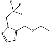 5-(ethoxymethyl)-1-(2,2,2-trifluoroethyl)-1H-pyrazole Structure