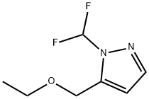 1-(difluoromethyl)-5-(ethoxymethyl)-1H-pyrazole Structure