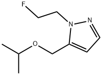 1-(2-fluoroethyl)-5-(isopropoxymethyl)-1H-pyrazole Structure