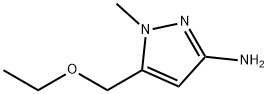 5-(ethoxymethyl)-1-methyl-1H-pyrazol-3-amine Structure