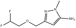 3-[(2,2-difluoroethoxy)methyl]-1-methyl-1H-pyrazol-5-amine Structure