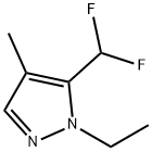 5-(difluoromethyl)-1-ethyl-4-methyl-1H-pyrazole Structure