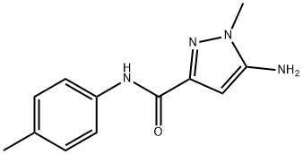 5-amino-1-methyl-N-(4-methylphenyl)-1H-pyrazole-3-carboxamide Structure