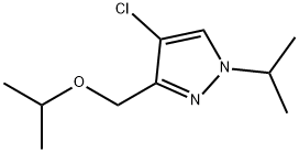 4-chloro-3-(isopropoxymethyl)-1-isopropyl-1H-pyrazole Structure