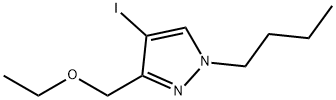 1-butyl-3-(ethoxymethyl)-4-iodo-1H-pyrazole Structure