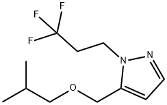 5-(isobutoxymethyl)-1-(3,3,3-trifluoropropyl)-1H-pyrazole Structure