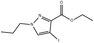 ethyl 4-iodo-1-propyl-1H-pyrazole-3-carboxylate Structure