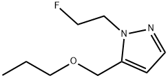 1-(2-fluoroethyl)-5-(propoxymethyl)-1H-pyrazole Structure