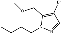 4-bromo-1-butyl-5-(methoxymethyl)-1H-pyrazole Structure