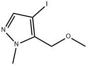 4-iodo-5-(methoxymethyl)-1-methyl-1H-pyrazole Structure