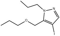 4-iodo-5-(propoxymethyl)-1-propyl-1H-pyrazole Structure