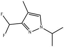 3-(difluoromethyl)-1-isopropyl-4-methyl-1H-pyrazole Structure