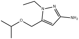 1-ethyl-5-(isopropoxymethyl)-1H-pyrazol-3-amine Structure