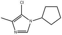 5-chloro-1-cyclopentyl-4-methyl-1H-imidazole Structure