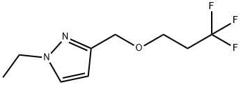 1-ethyl-3-[(3,3,3-trifluoropropoxy)methyl]-1H-pyrazole 구조식 이미지