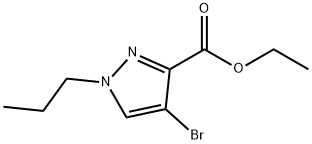 ethyl 4-bromo-1-propyl-1H-pyrazole-3-carboxylate Structure