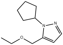 1-cyclopentyl-5-(ethoxymethyl)-1H-pyrazole Structure