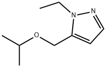 1-ethyl-5-(isopropoxymethyl)-1H-pyrazole 구조식 이미지