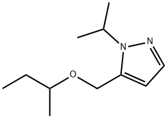 5-(sec-butoxymethyl)-1-isopropyl-1H-pyrazole Structure