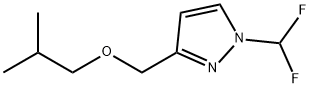 1-(difluoromethyl)-3-(isobutoxymethyl)-1H-pyrazole Structure