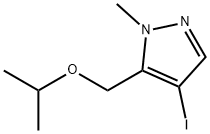 4-iodo-5-(isopropoxymethyl)-1-methyl-1H-pyrazole Structure