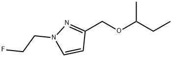 3-(sec-butoxymethyl)-1-(2-fluoroethyl)-1H-pyrazole Structure