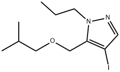 4-iodo-5-(isobutoxymethyl)-1-propyl-1H-pyrazole Structure